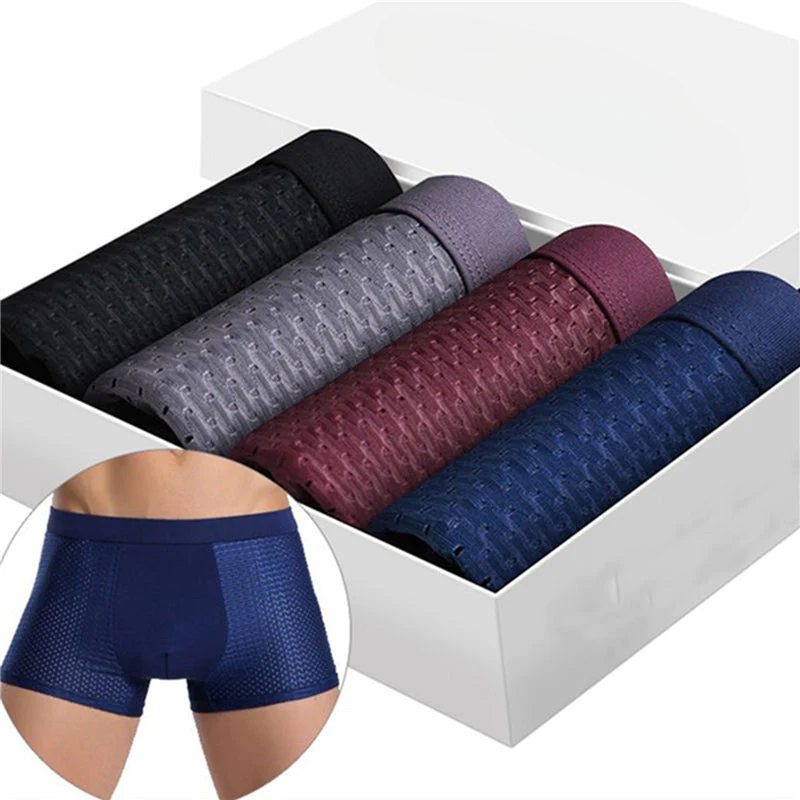 4 BOXER EXTRA EN FIBRE DE BAMBOU | KLEPOR