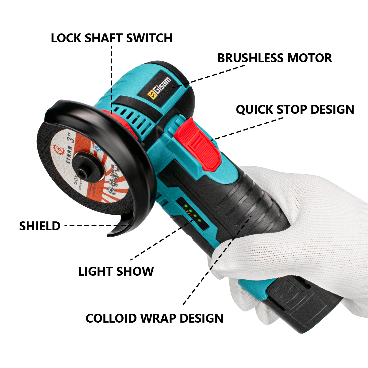 KLEPOR™ | T35 PRO SMALL CORDLESS GRINDER